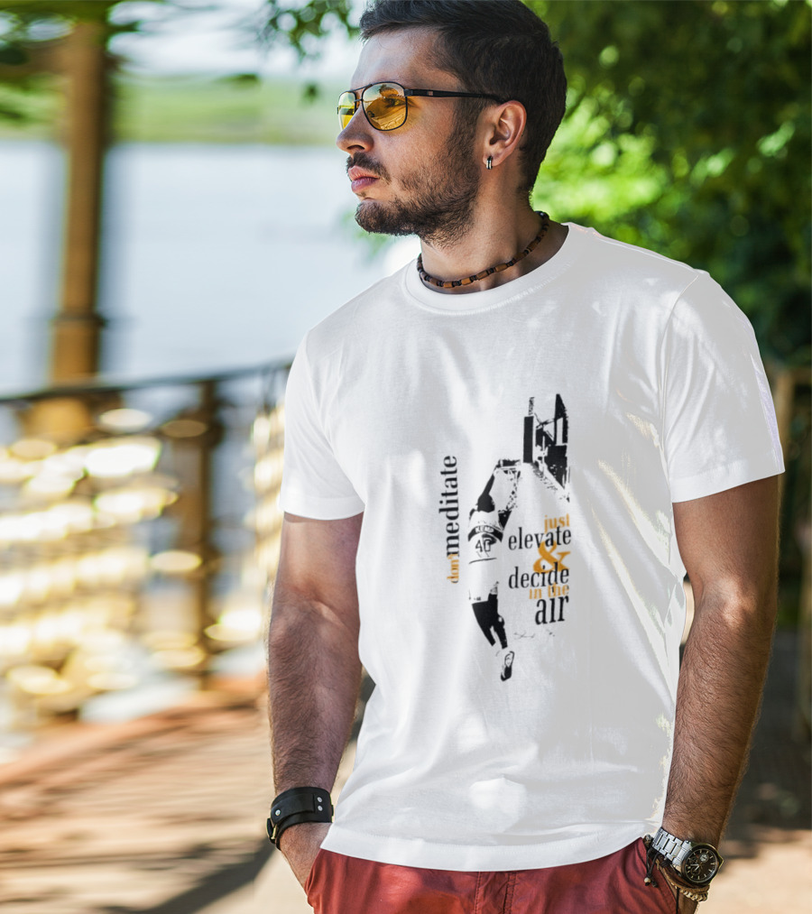 Meditate Elevate Decide Air Shawn Kemp Above The Rim T-Shirt