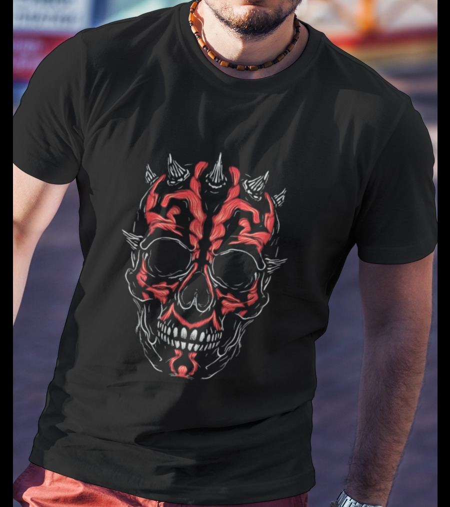 Skull Of Vengeance Darth Maul Mask T-Shirt