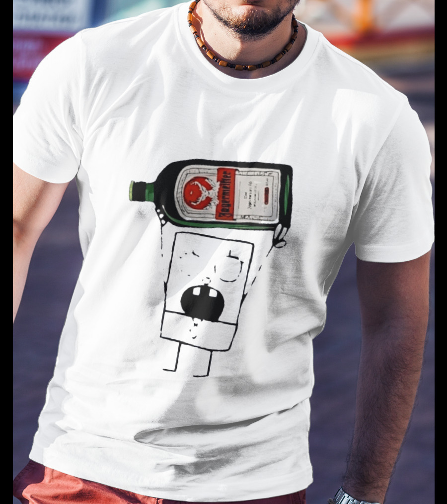 Doodlebob Jagermeister Bottle T-Shirt