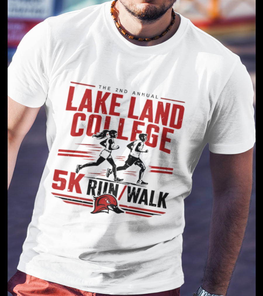 Lake Land College The 2nd Annual 2026 5K Run Walk Event T-Shirt