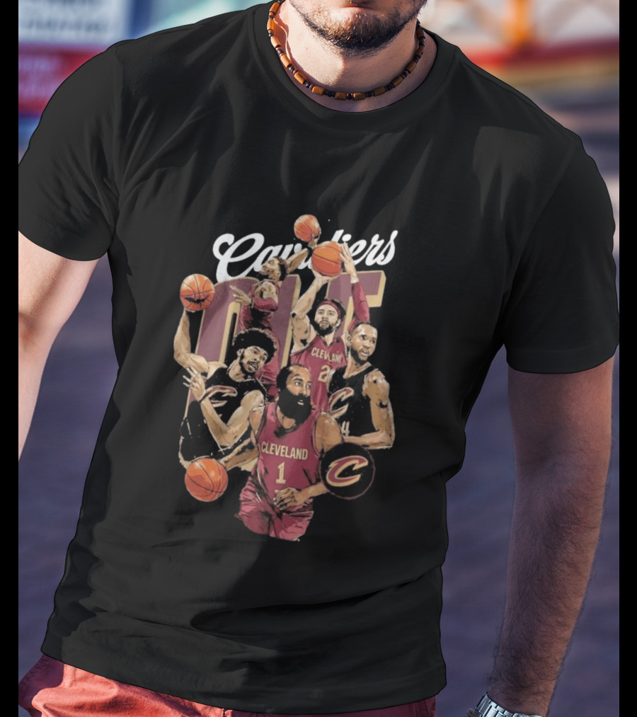 Cleveland Cavaliers NBA Basketball Star Players T-Shirt