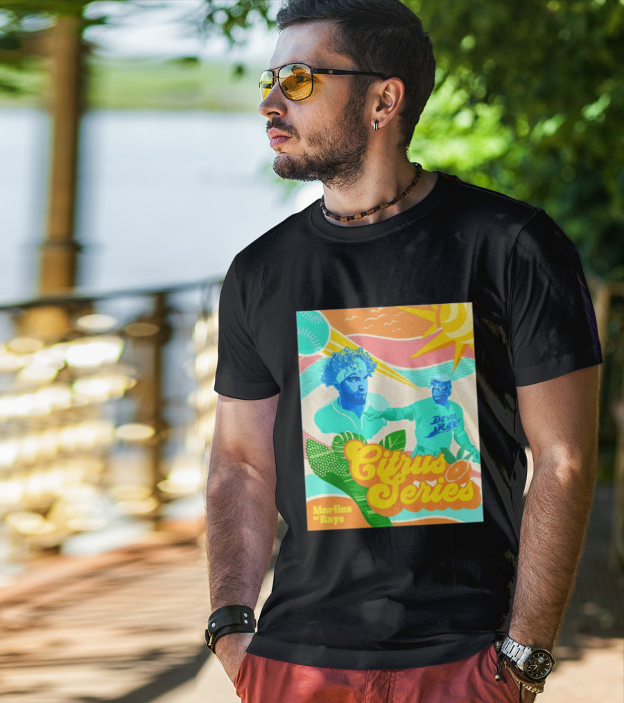Citrus Series Miami Marlins Tampa Bay Devil Rays T-Shirt