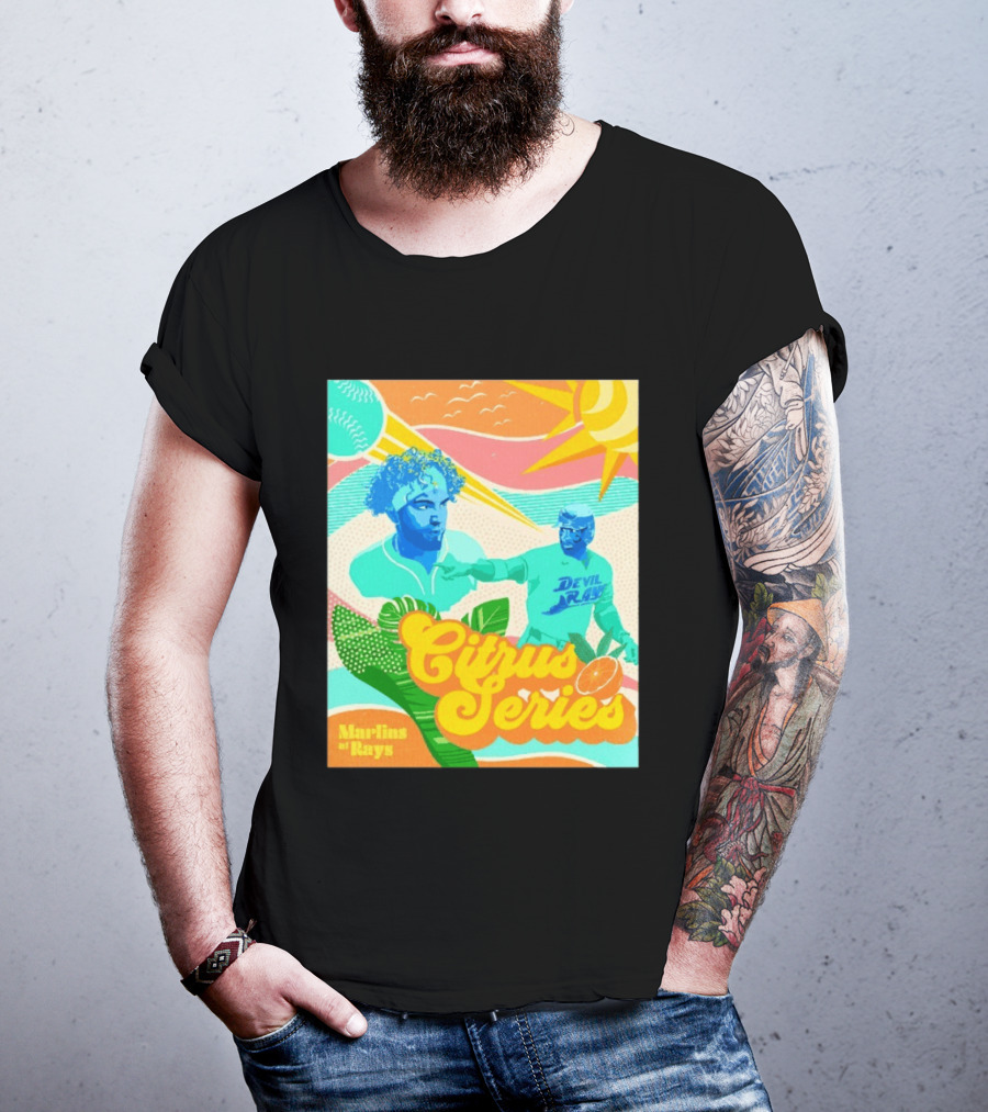 Citrus Series Miami Marlins Tampa Bay Devil Rays T-Shirt