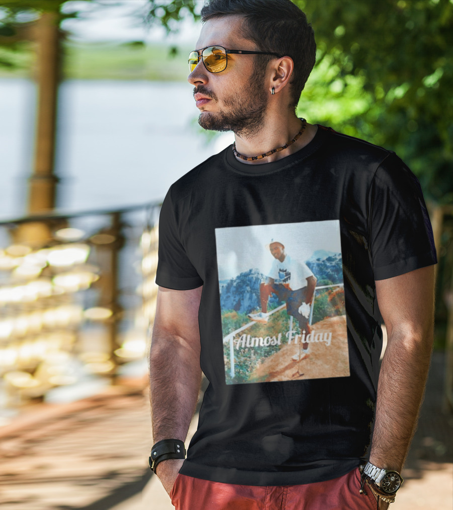 Michael Jordan Golfing Almost Friday Scenic View T-Shirt