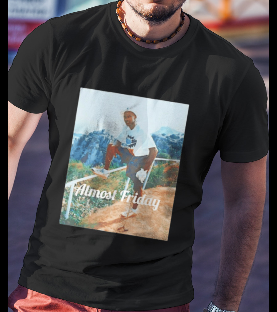 Michael Jordan Golfing Almost Friday Scenic View T-Shirt