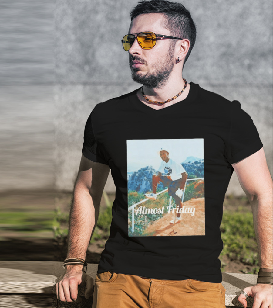Michael Jordan Golfing Almost Friday Scenic View T-Shirt