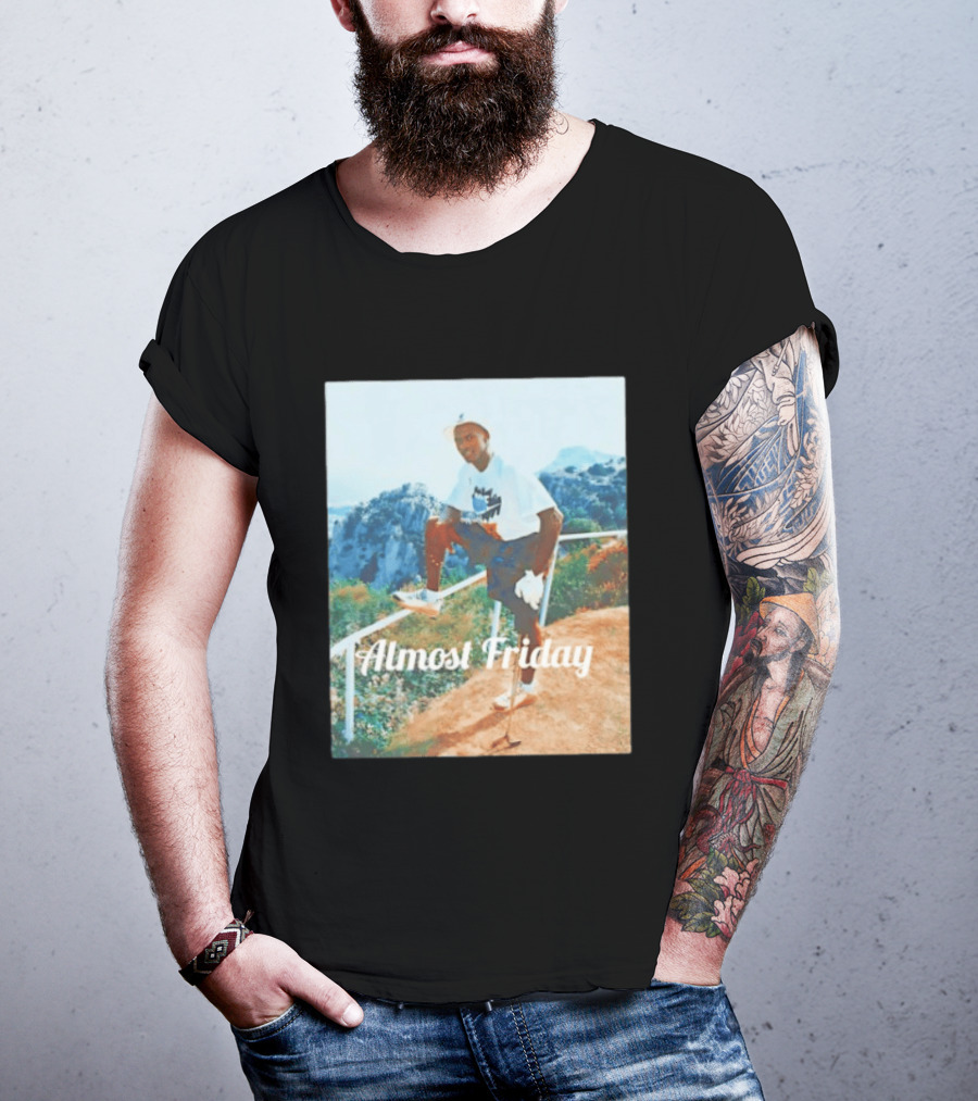 Michael Jordan Golfing Almost Friday Scenic View T-Shirt