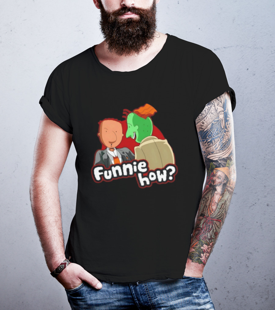 Doug Funnie Funny How Animated Series Characters Meeting T-Shirt