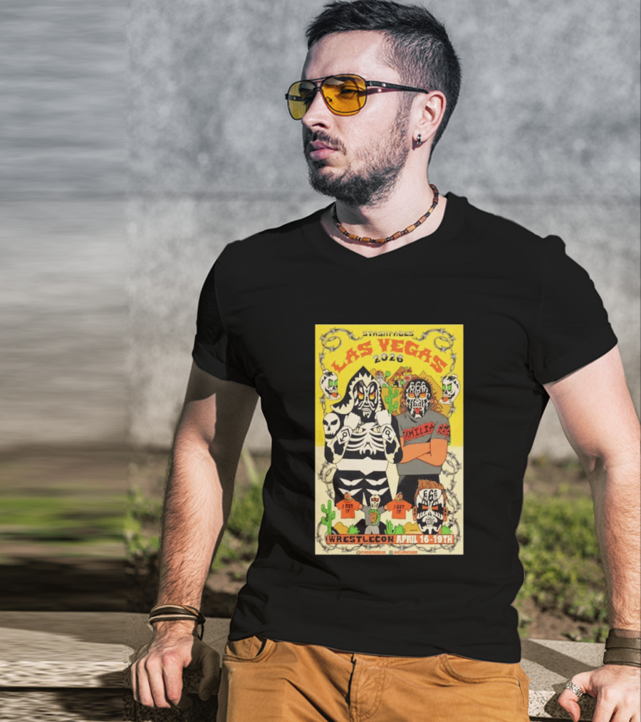 Stashpages Las Vegas 2026 Wrestlecon April 16 19 Featuring Amelia 666 And Park T-Shirt