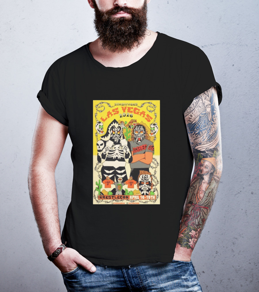 Stashpages Las Vegas 2026 Wrestlecon April 16 19 Featuring Amelia 666 And Park T-Shirt