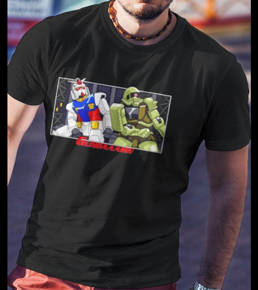 Gundaaamn Robots Anime Mecha Showdown T-Shirt