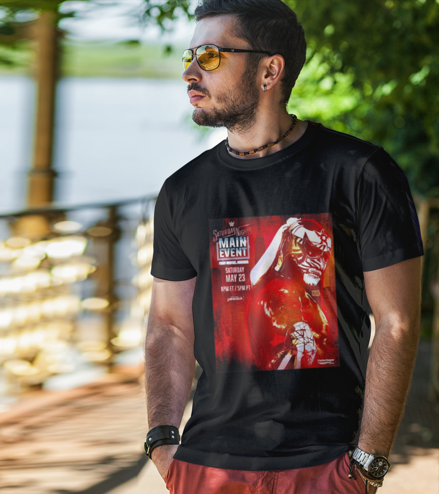 Saturday Night's Main Event May 23 Peacock Fort Wayne Indiana T-Shirt