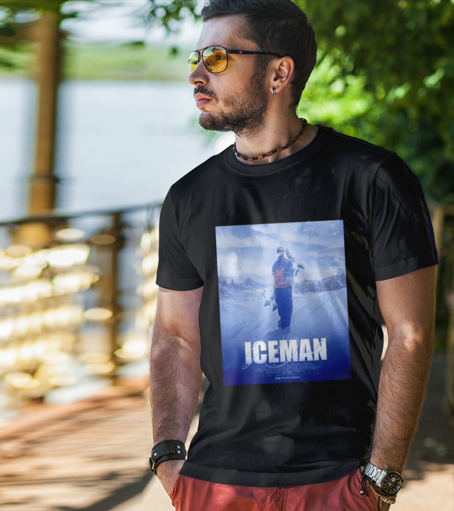 ICEMAN By Drake Featuring Saint Justin OVO Collaboration 2025 Winter Snowy Landscape T-Shirt