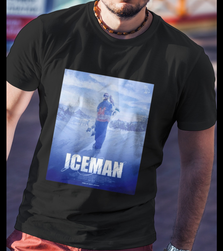 ICEMAN By Drake Featuring Saint Justin OVO Collaboration 2025 Winter Snowy Landscape T-Shirt