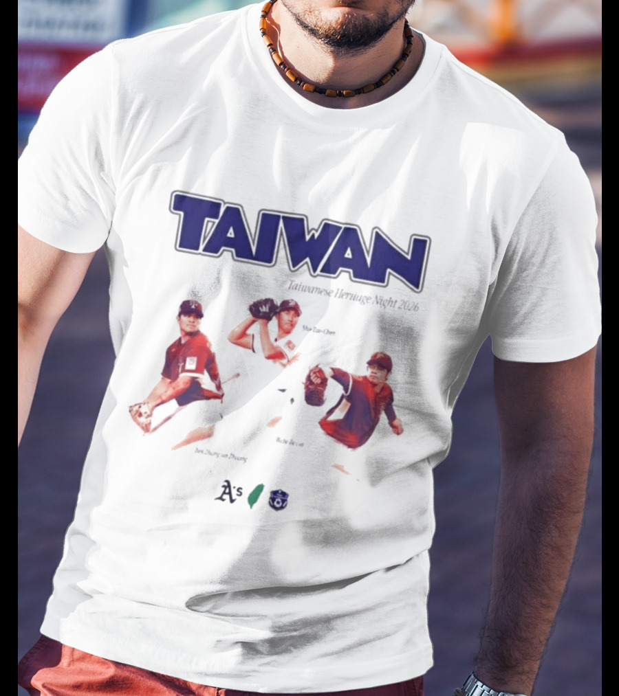 Taiwan Taiwanese Heritage Night 2026 Baseball Event Athletics T-Shirt