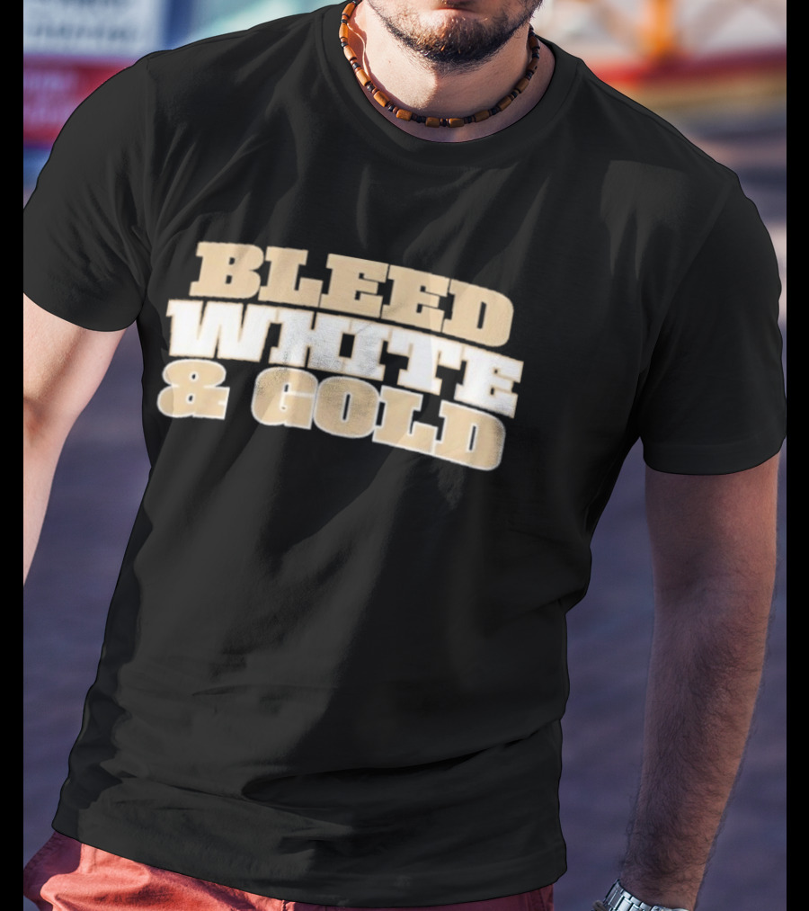 Bleed White And Gold T-Shirt