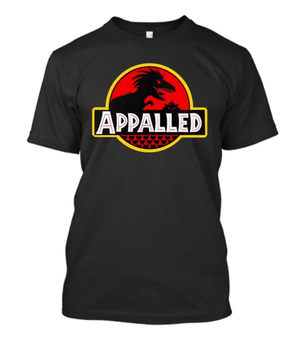 Jurassic Park Dinosaur Appalled Parody With Mongo T-Shirt