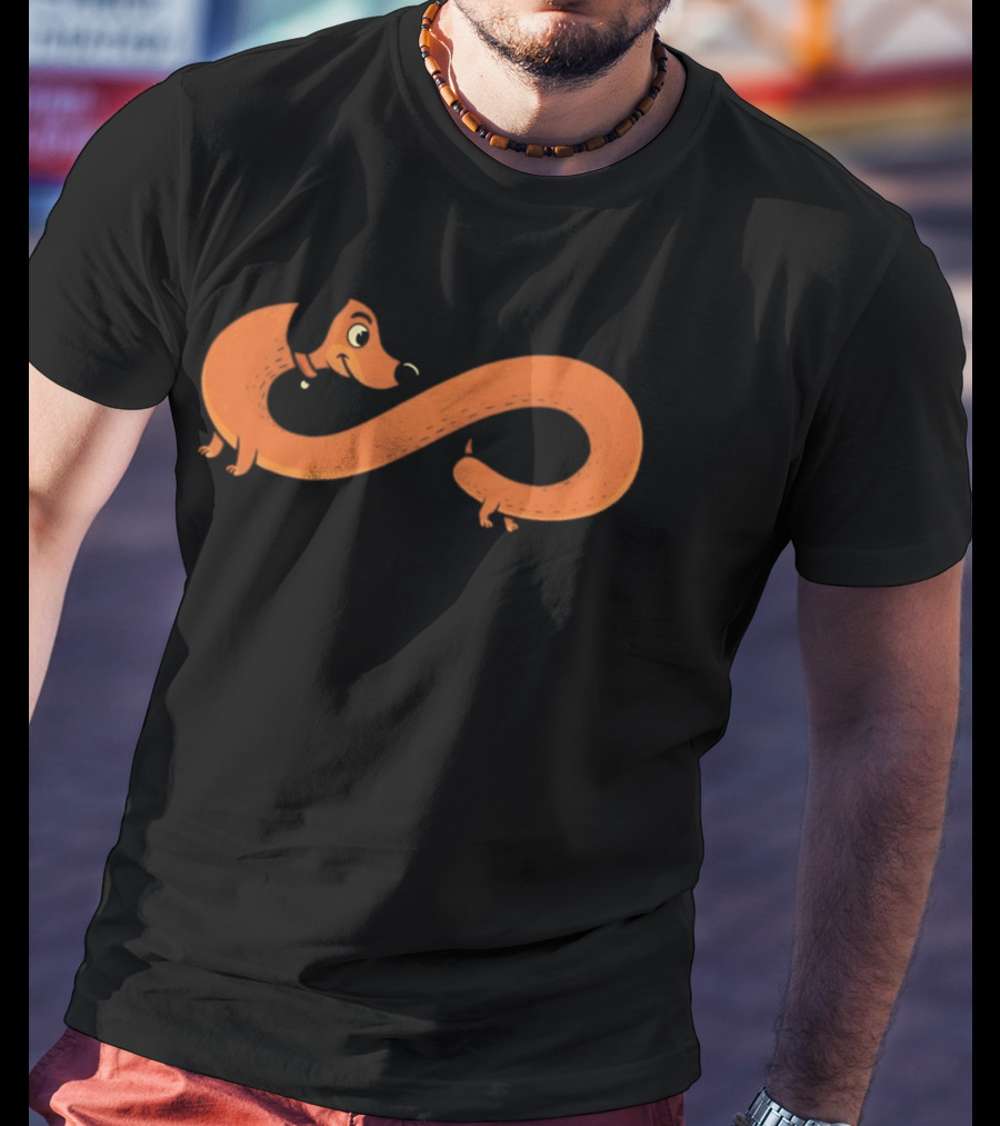Infinite Dachshund Endless Dog Infinity Symbol Playful T-Shirt
