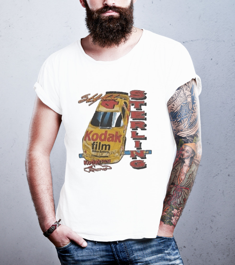 AJ Dillon Kodak Racing Sterling Marlin Kodak Film Delco Battery Car T-Shirt