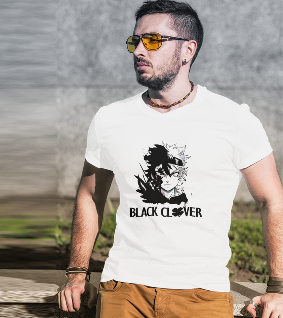 Black Clover Asta Split Demon Form Never Give Up Anime Manga 2026 Future Arc T-Shirt