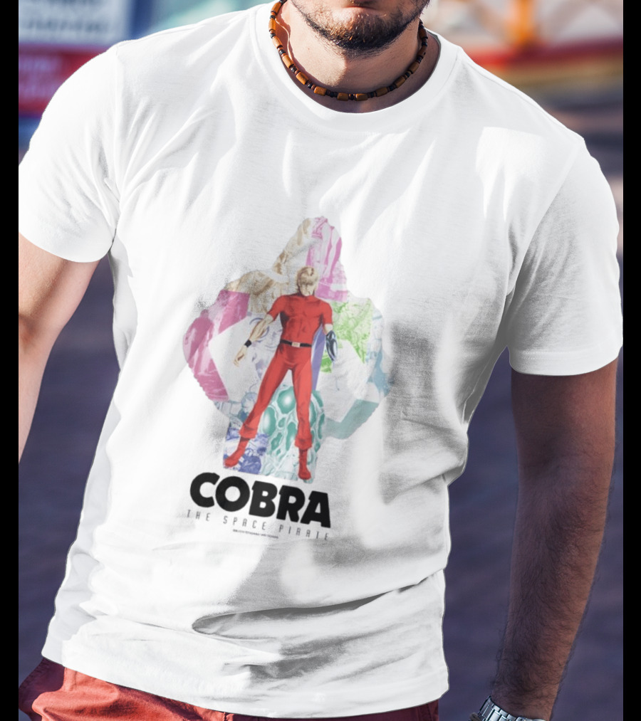 Cobra The Space Pirate Manga Vintage Collage T-Shirt