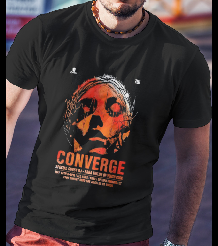 Converge Special Guest DJ Baba Tuesday Wonderland May 14 Los Angeles CA 2026 T-Shirt