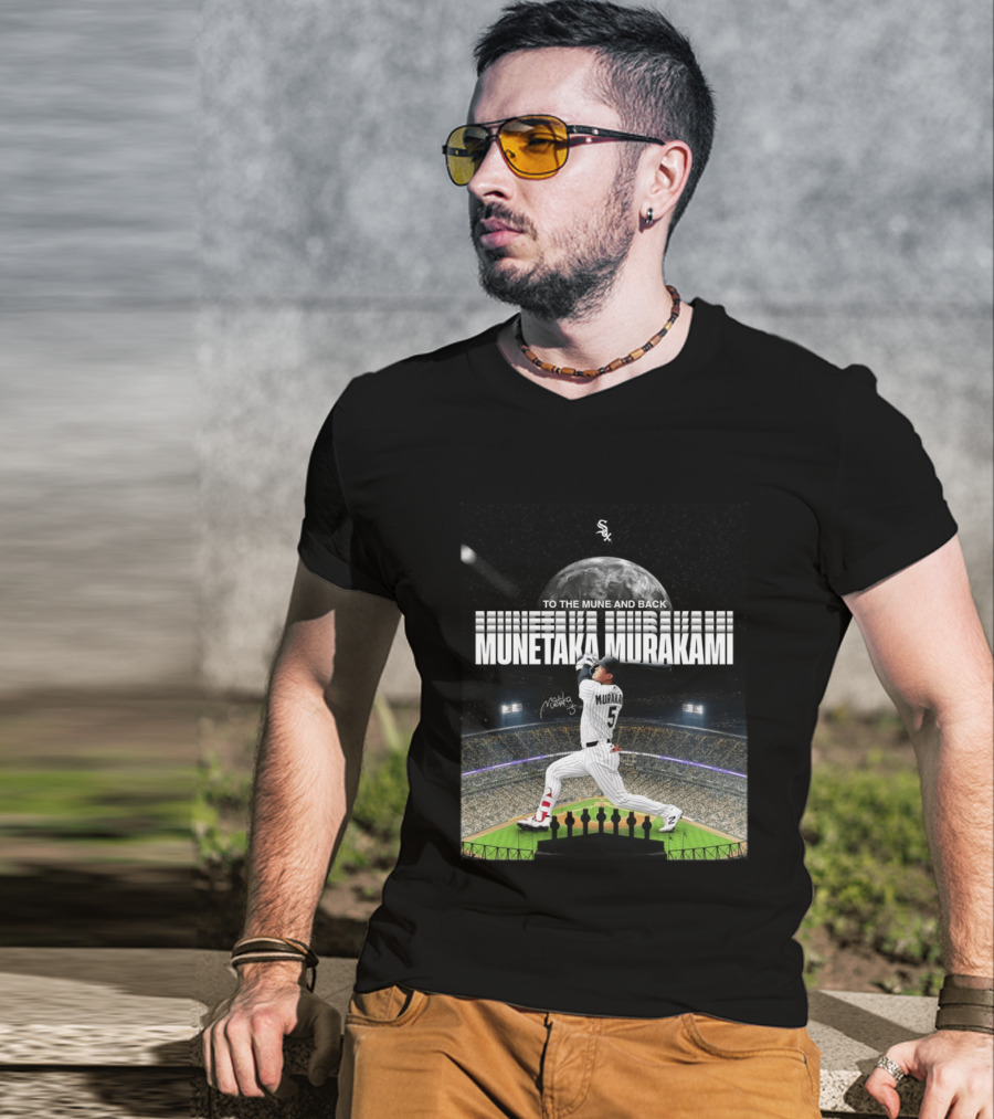 Munetaka Murakami To The Mune And Back Baseball Moon Stadium T-Shirt