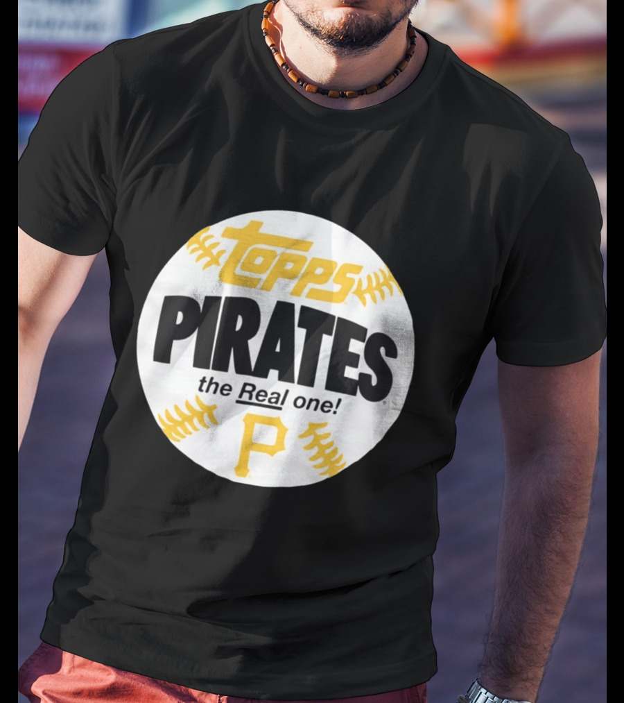 Topps Pirates The Real One MLB Pittsburgh Baseball T-Shirt