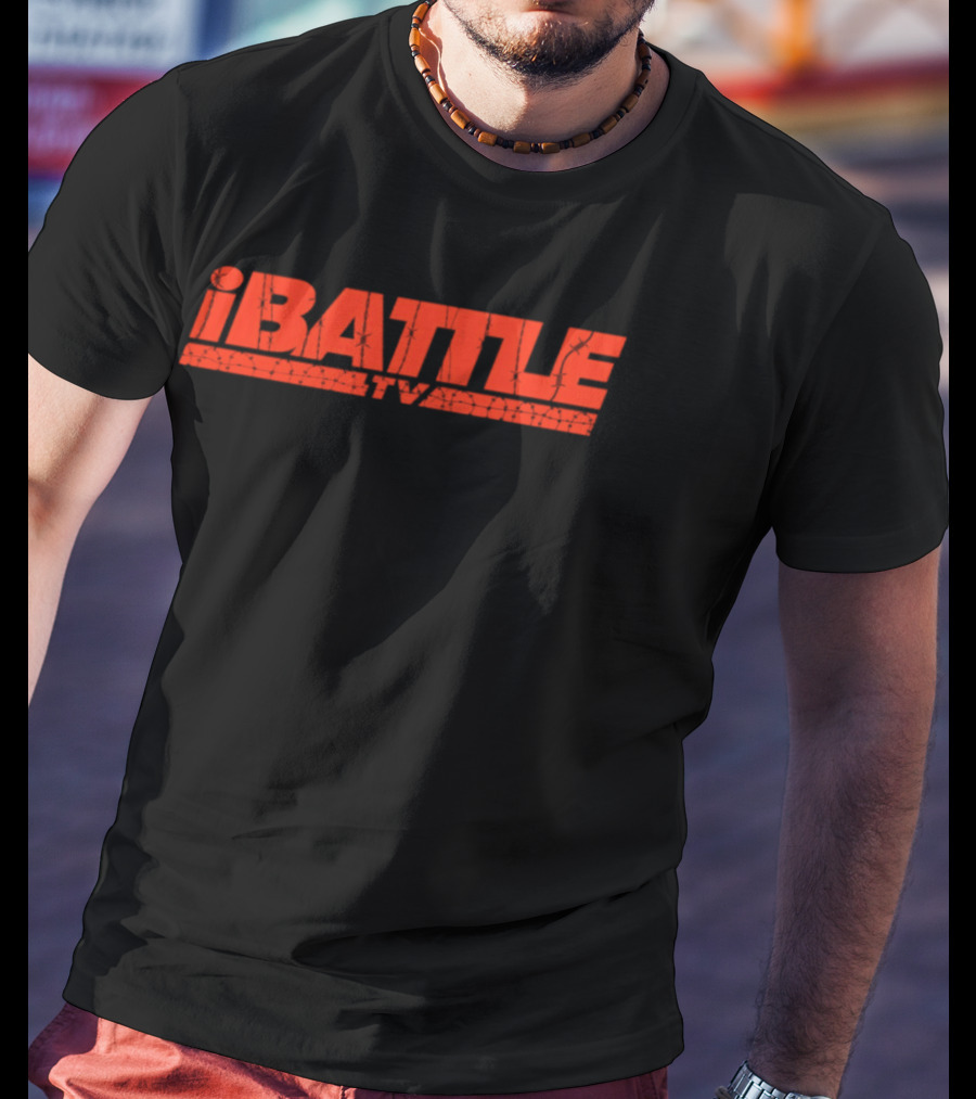 IBattleTV Barb Wire Streaming Entertainment Platform T-Shirt