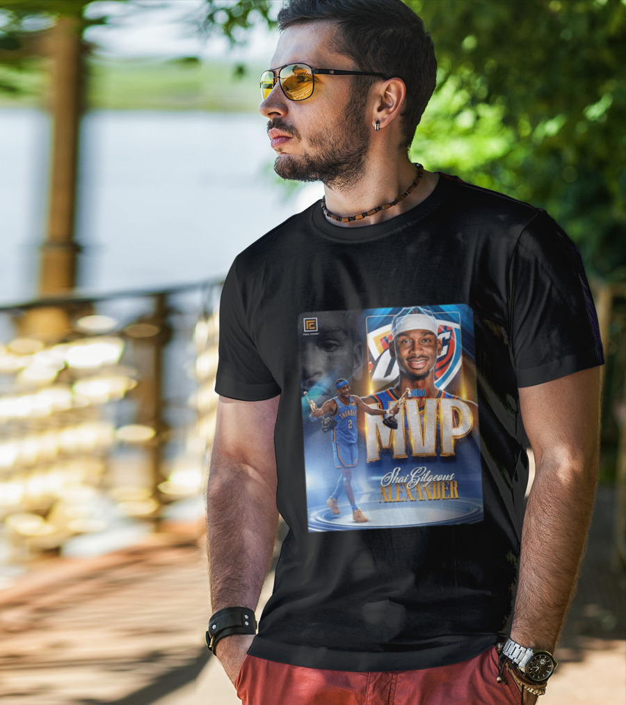 Shai Gilgeous Alexander MVP NBA 2024 Oklahoma City Thunder T-Shirt