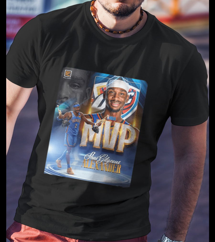 Shai Gilgeous Alexander MVP NBA 2024 Oklahoma City Thunder T-Shirt