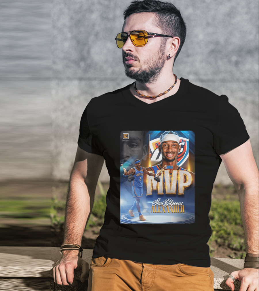 Shai Gilgeous Alexander MVP NBA 2024 Oklahoma City Thunder T-Shirt