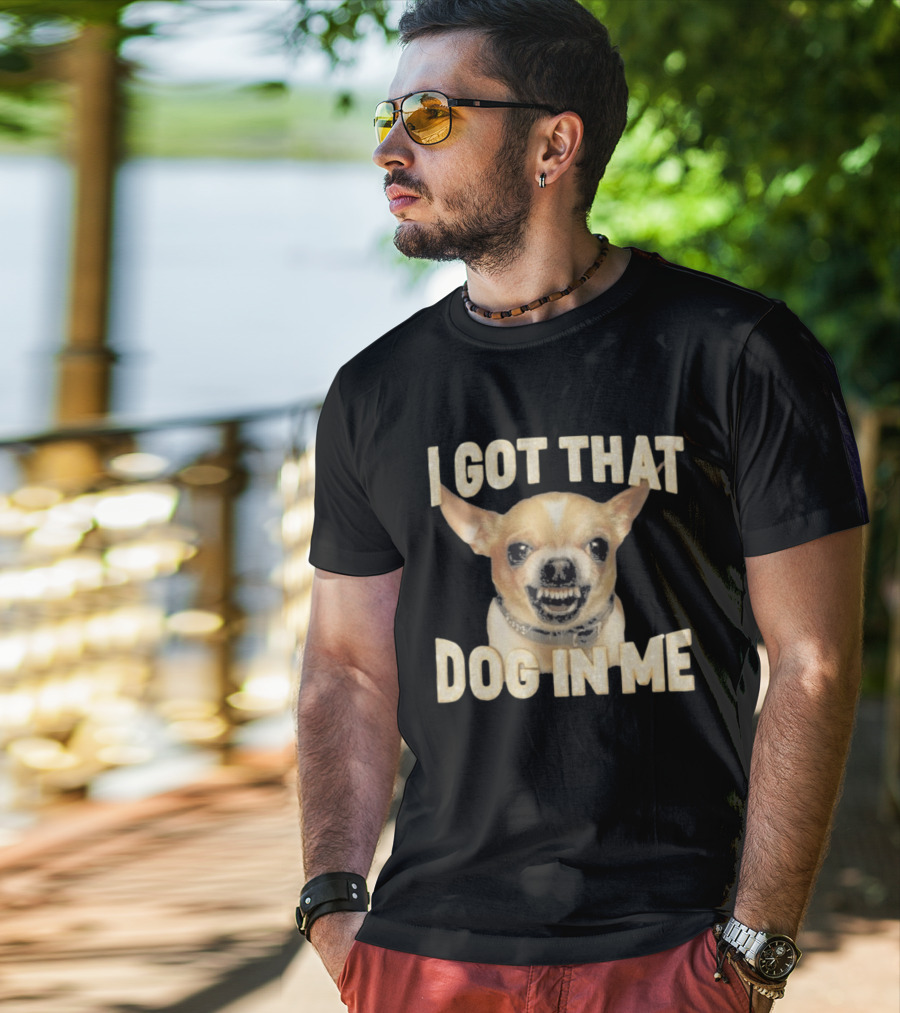 Kike Hernandez I Got That Dog In Me Chihuahua Face T-Shirt