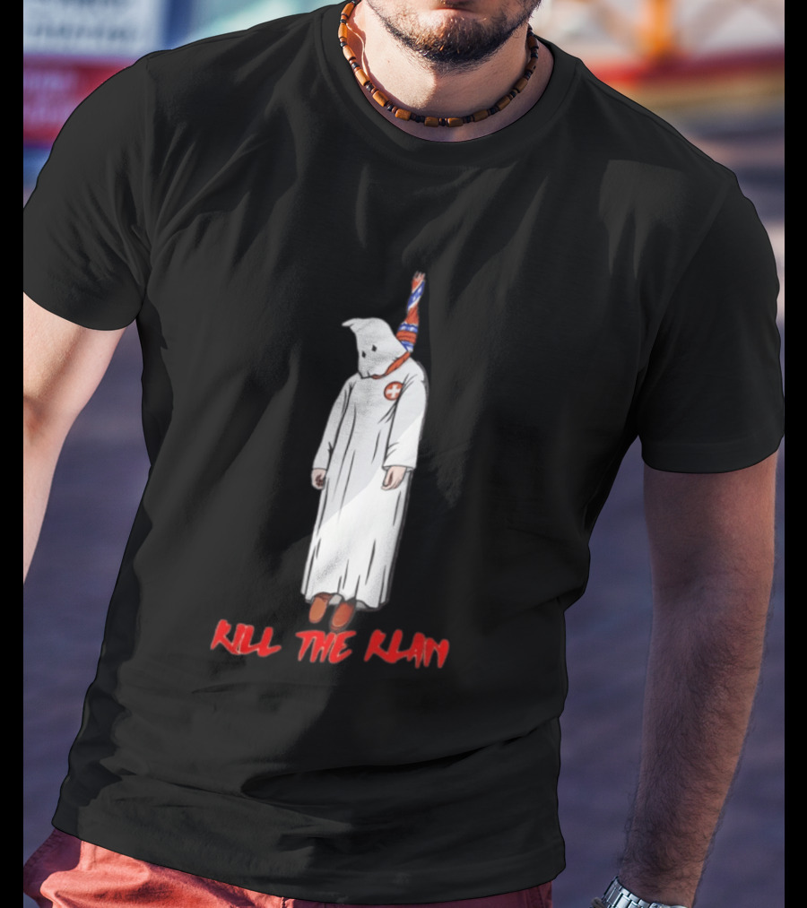 Kill The Klan Anti Fascist Message Iconic Protest T-Shirt
