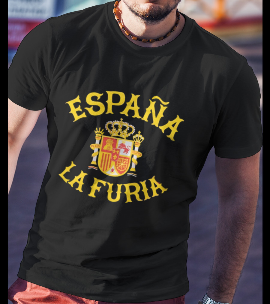 España La Furia Spanish Coat Of Arms Crest Plus Ultra T-Shirt