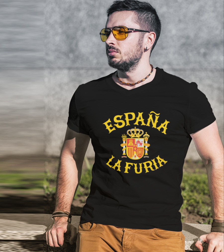 España La Furia Spanish Coat Of Arms Crest Plus Ultra T-Shirt