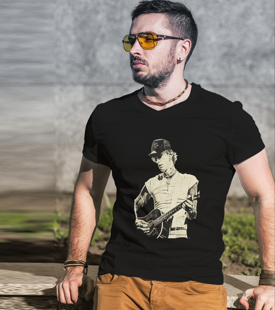 Machine Gun Kelly Americana Tour 2026 Vintage Guitar T-Shirt