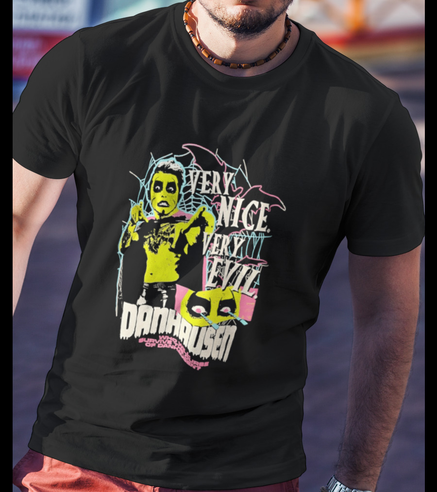Danhausen Very Nice Very Evil Yellow Cartoon T-Shirt