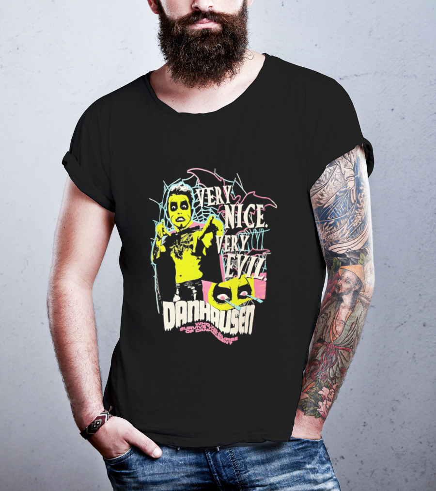 Danhausen Very Nice Very Evil Yellow Cartoon T-Shirt