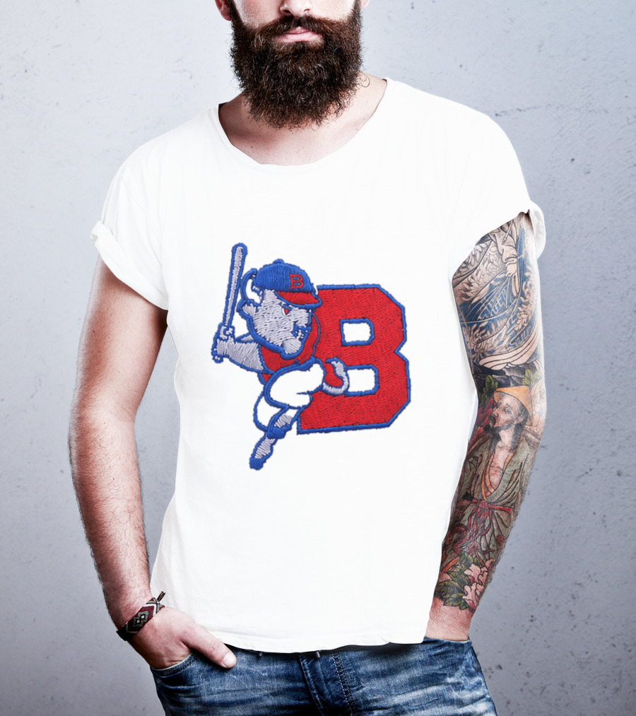 2026 Buffalo Bisons Big League Chew B Logo Baseball Bat Hitting Buffalo Embroidery Hat T-Shirt