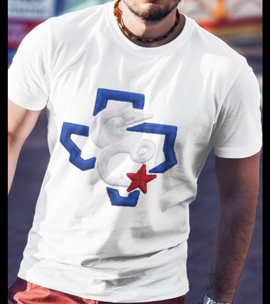 2026 Christi Hooks Big League Chew Hat Blue White Red Star Patch T-Shirt