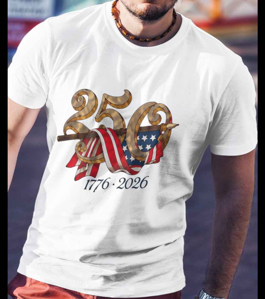 America 250 Years 1776 2026 Dodgers Celebration T-Shirt