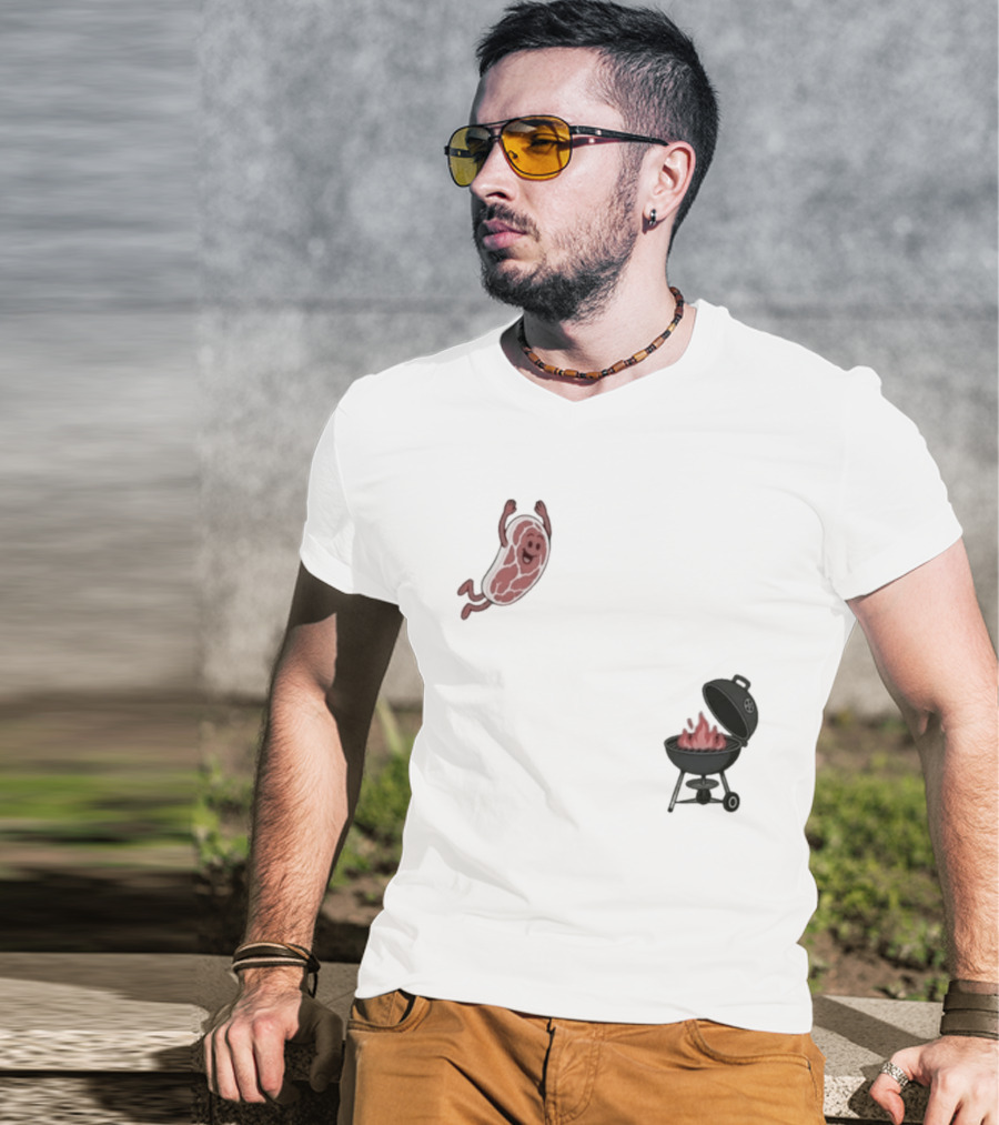 BBQ Jumping Steak 2026 Funny Grill T-Shirt