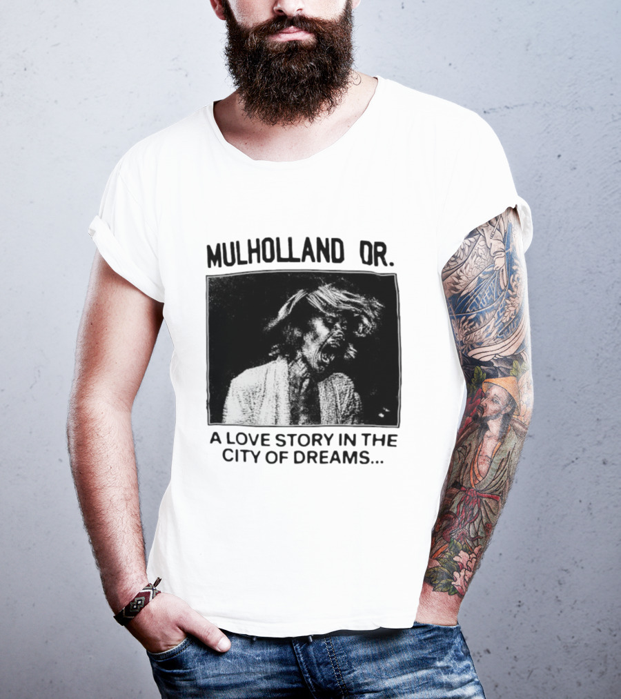 Mulholland Dr. A Love Story In The City Of Dreams Vintage Noir Aesthetic T-Shirt