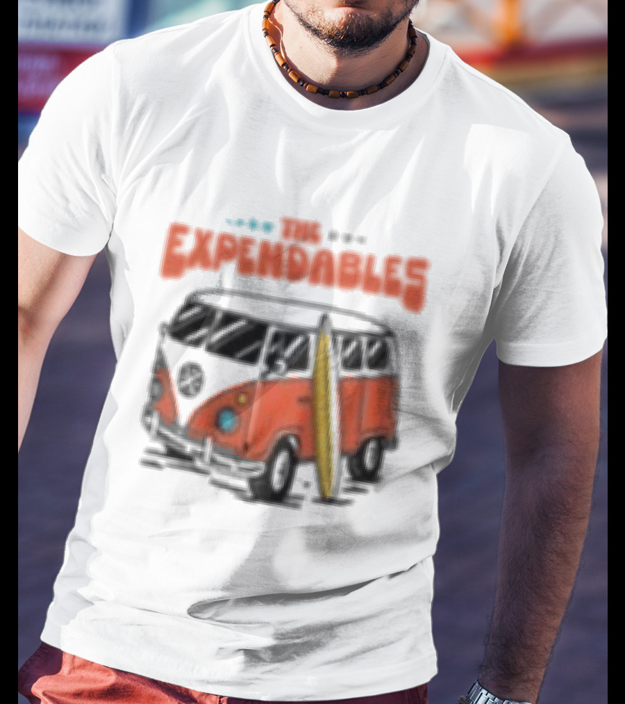 The Expendables Surfer Van Santa Cruz CA T-Shirt