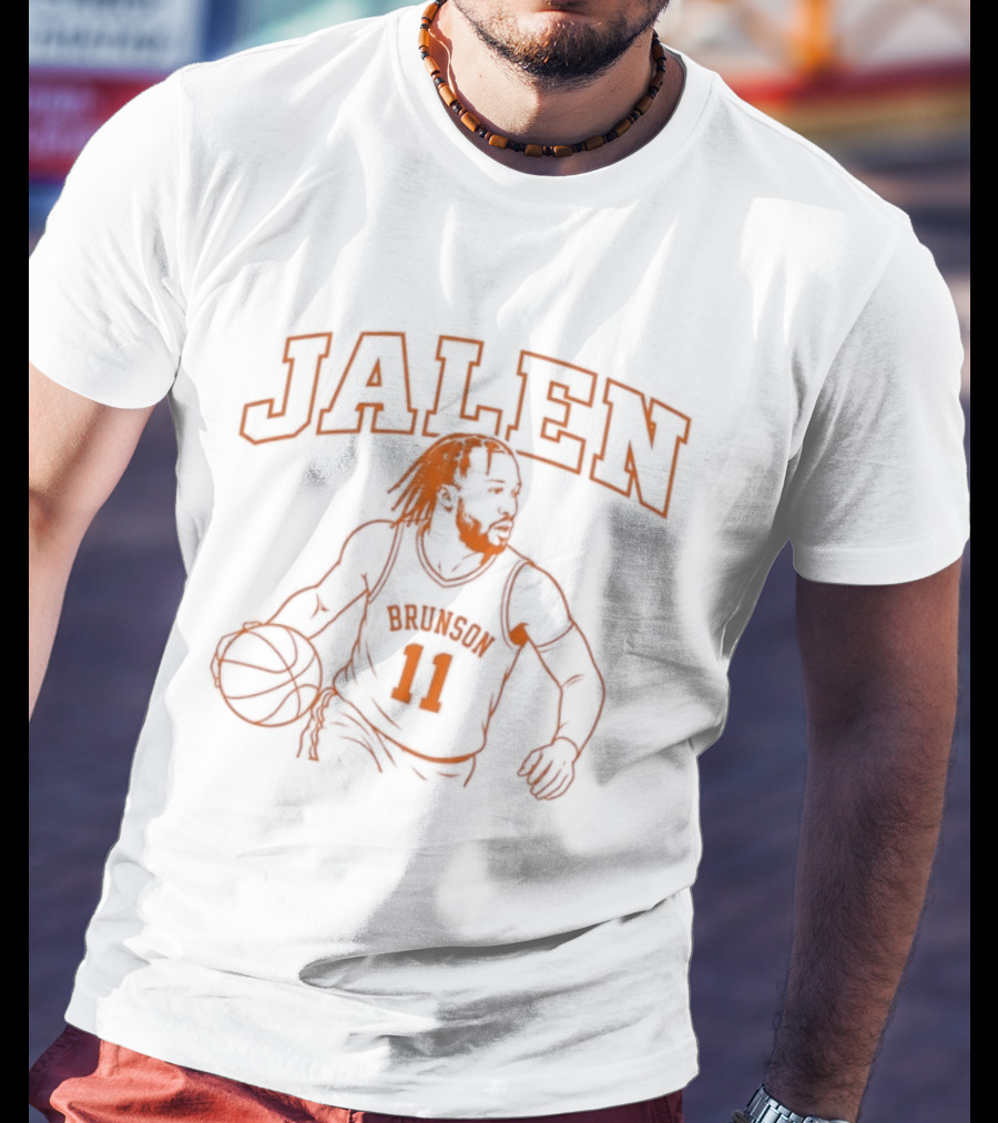 Jalen Brunson Knicks NBA #11 Basketball Star 2026 Season New York Player T-Shirt
