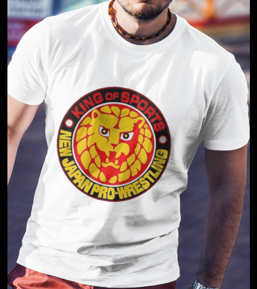 King Of Sports New Japan Pro Wrestling Lion T-Shirt