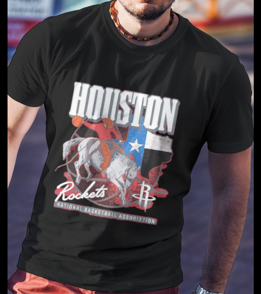 Houston Rockets National Basketball Association Texas Cowboys Basketball T-Shirt