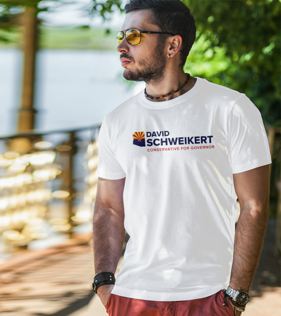 David Schweikert Conservative For Governor 2026 Arizona Flag T-Shirt