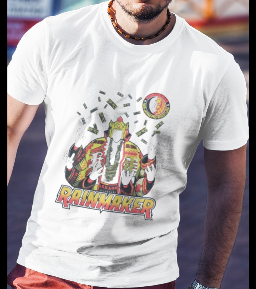 Rainmaker Kazuchika Okada Wrestling Money Rain T-Shirt